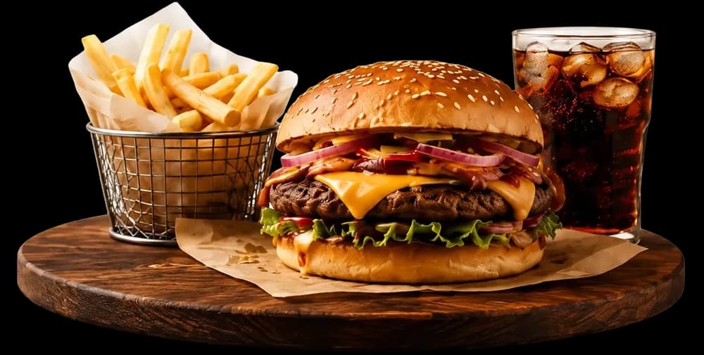 Raif Bey gurme burger menüsü